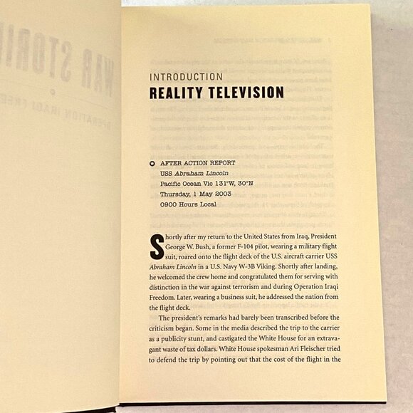 War Stories Operation Iraqi Freedom Hardcover Oliver North Signed First Edition - Picture 12 of 14